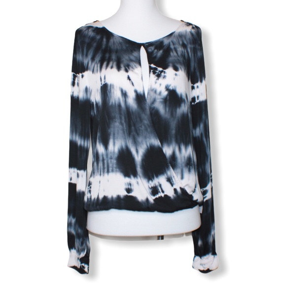 Young Fabulous & Broke Cross-Front Tie Dye Top XS - Picture 1 of 10